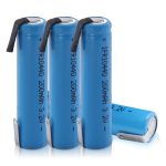 3.2V IFR10440 AAA 200mAh LiFePO4 Rechargeable Battery With DIY Nickel Tabs - Image 2