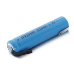 3.2V IFR10440 AAA 200mAh LiFePO4 Rechargeable Battery With DIY Nickel Tabs