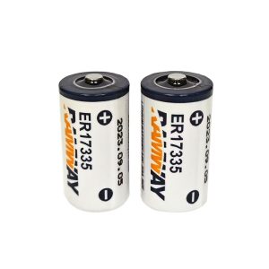 Ramway ER17335 2/3A 3.6V primary lithium battery for smoke alarm water meter PLC industrial control servo