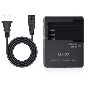 MH-23 Quick Charger for Nikon EN-EL9 EN-EL9a Battery Compatible with D40 D40x D60 D3000 D5000 D8000 Digital SLR Camera