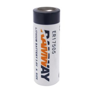 Ramway ER17505 3500mAh 3.6V primary lithium battery for smart water meters, heat meters, smoke alarms