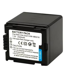 CGA-DU21 Rechargeable Batteries For Panasonic NV-GS330 GS400 GS500 MX500 PV-GS90 Camera