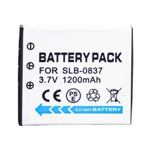 SLB-0837 Camera Battery For Samsung Camera L201 L83T NV15 NV8 I50 L60 NV3 NV7