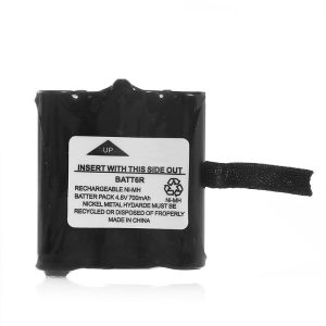 BATT6R 4.8V 700mAh NI-MH Rechargeable 2 Way Radio Battery for Midland LXT500, LXT500VP3