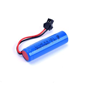 3.7V 500mAh 14500 Li-ion Battery For Toy Car Accessories with Protective Plate Climbing Car Battery