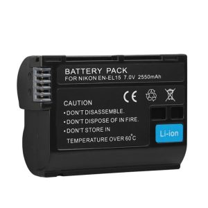 EN-EL15 Rechargeable Battery for Nikon DSLR D500 D750 D7100 D7000 D800 D800E Camera
