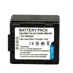 CGA-DU14 Camera Battery For Panasonic NV-GS28 GS500 GS27 GS328 GS50 VW-VBD070