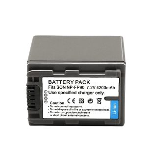 NP-FP90 High-Capacity Li-ion Battery For Sony HDR-HC3E DCR-SR100E DCR-SR90E DCR-SR80E DCR-SR70E