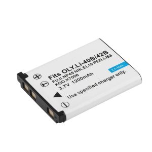3.7V 1200mAh Battery for Olympus Li-40B 42B Nikon EN-EL10 Fuji FNP-45 CNP80 K7006 Dli63 Camera Batteries