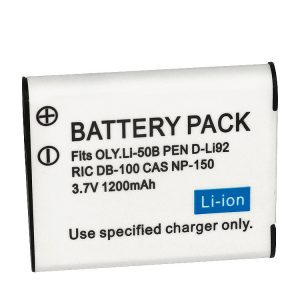 Battery Li-50B For Olympus Mju 1020 SP-800UZ Stylus 1010 U U6010 U6020 Pentax XZ-1 Ricoh CX3 CX4 D-LI92