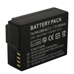 DMW-BLC12 Rechargeable Battery Pack for Panasonic Lumix G6 G5 G7 G80 FZ1000 Camera