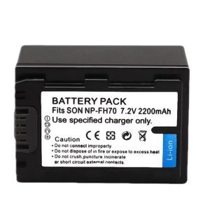 NP-FH70 2200mAh 7.2V Lithium Battery Pack for NP-FH30 NP-FH40 NP-FH50 FH60 FH100 Camera