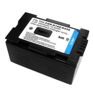 CGR-D16S Battery For Panasonic CGP-D320T1B CGR-D08A NV-MX300 MX350 MX500 GS11 GS15 Camcorder