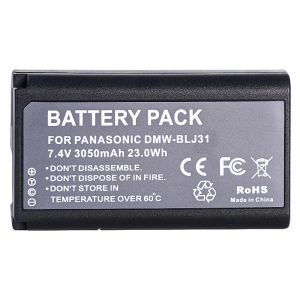 DMW-BLJ31 Battery Pack for Panasonic Single-Reverse camera fits S1 S1R